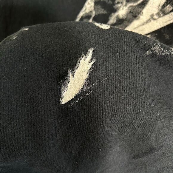 VTG Led Zeppelin Jimmy Page ZOSO Black Shirt S 2005 Myth Gem Y2K Band - Picture 5 of 6